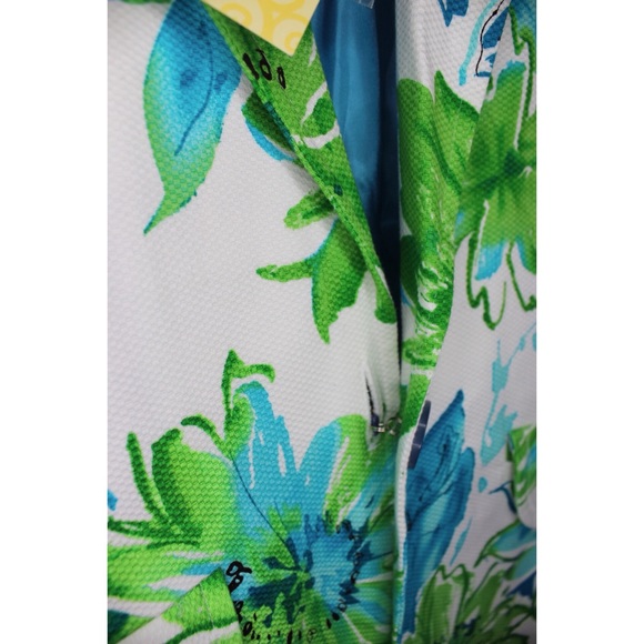 Susan Graver NWT Tropical Floral Vibrant Blazer 8 - Picture 4 of 13